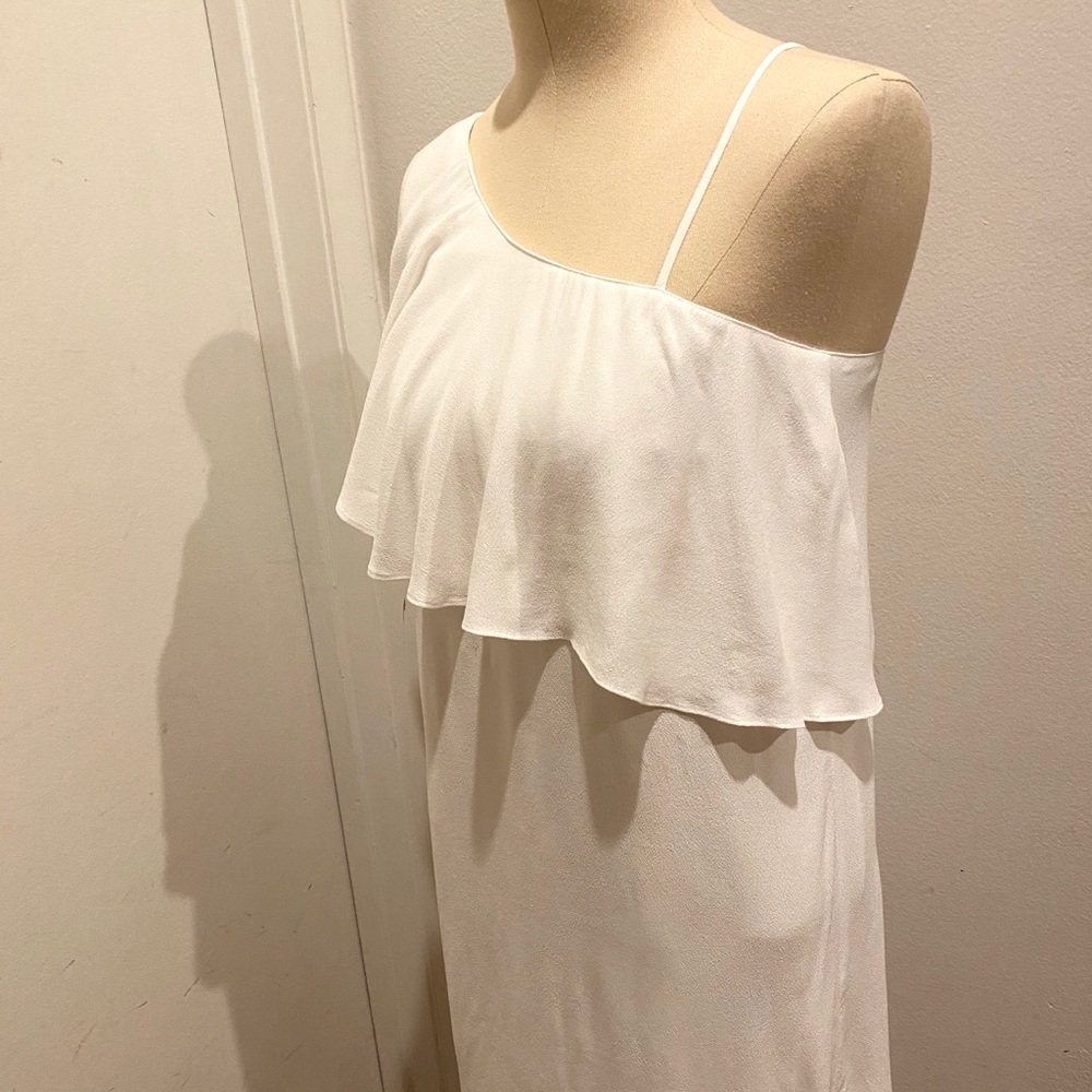 1.STATE White Ruffle Dress 2 Small - Picture 5 of 8
